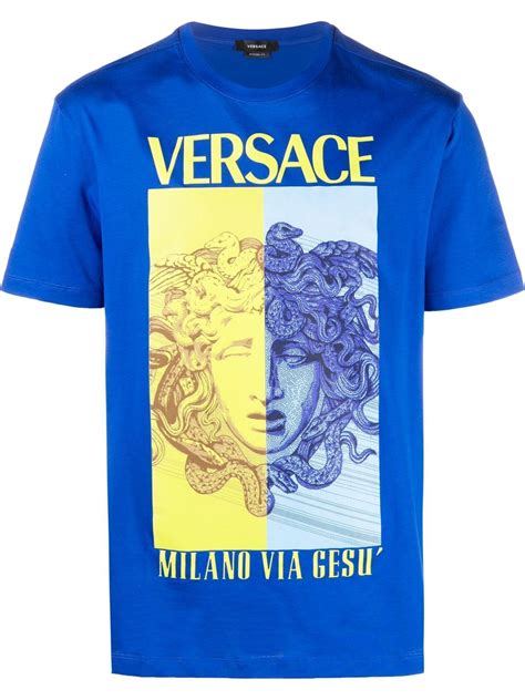 medusa versace dress|versace medusa print t shirt.